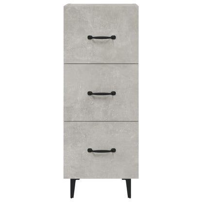 Credenza Grigio Cemento 34,5x34x90 cm in Legno Multistrato - homemem39