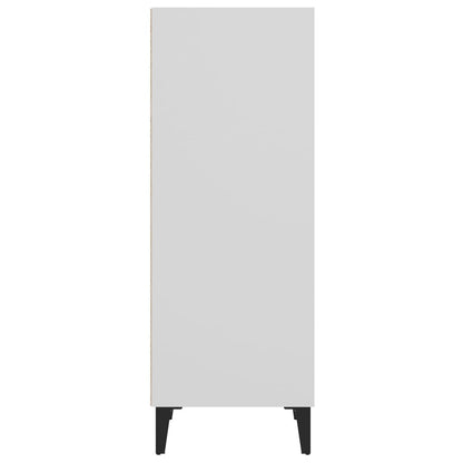 Credenza Bianca 34,5x32,5x90 cm in Legno Multistrato - homemem39