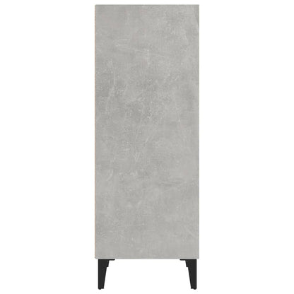 Credenza Grigio Cemento 34,5x32,5x90 cm in Legno Multistrato - homemem39