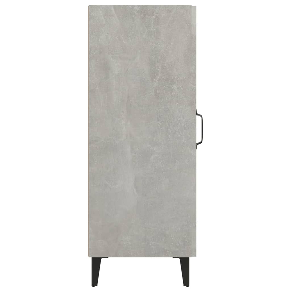 Credenza Grigio Cemento 34,5x34x90 cm in Legno Multistrato - homemem39