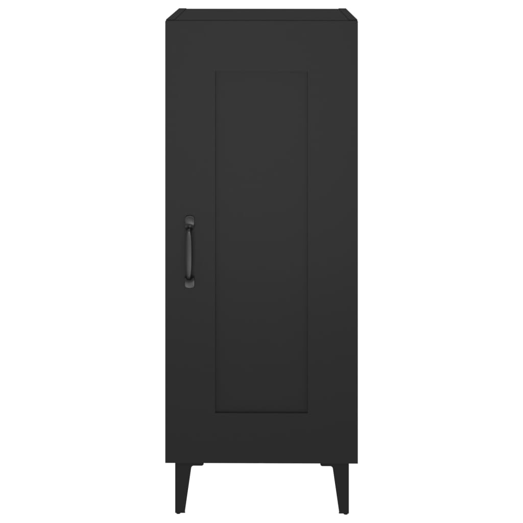 Credenza Nero 34,5x34x90 cm in Legno Multistrato - homemem39