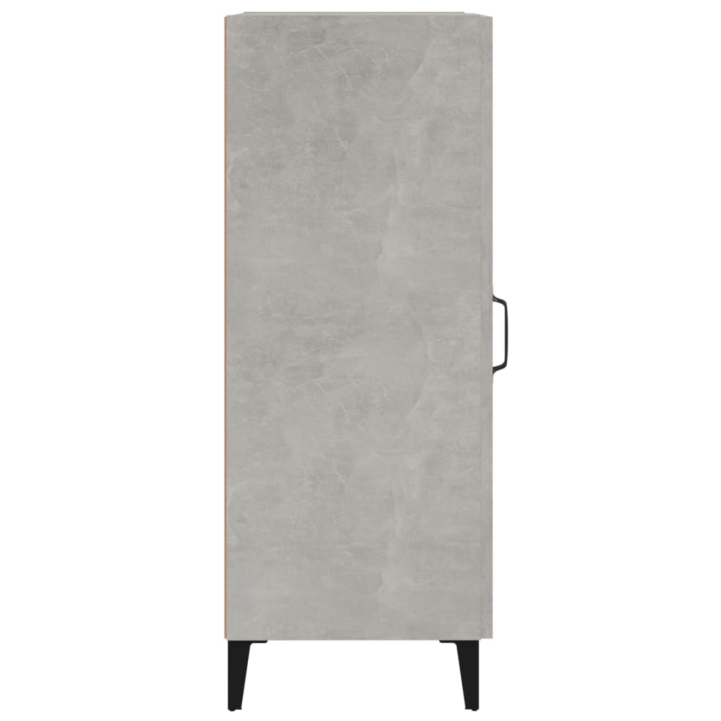 Credenza Grigio Cemento 34,5x34x90 cm in Legno Multistrato - homemem39