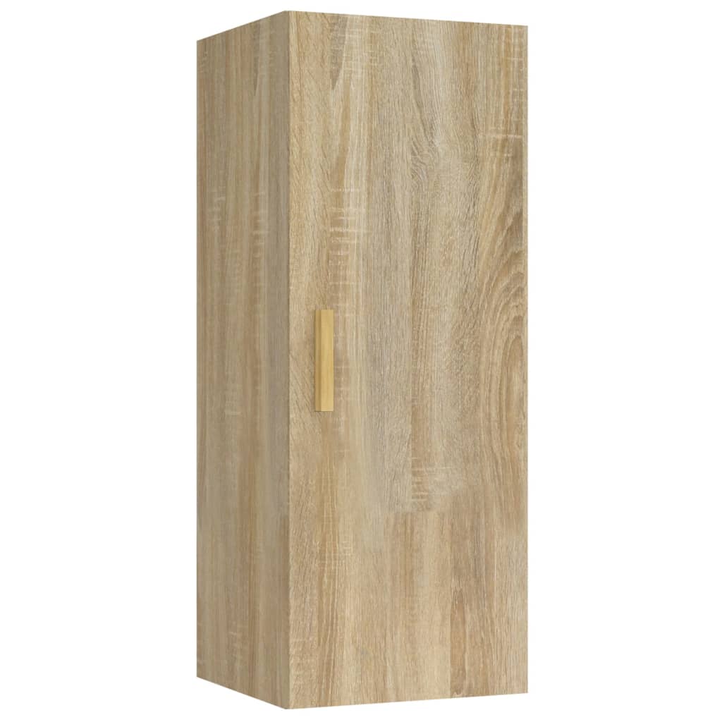 Armadietto a Muro Rovere Sonoma 34,5x34x90 cm Legno Multistrato - homemem39