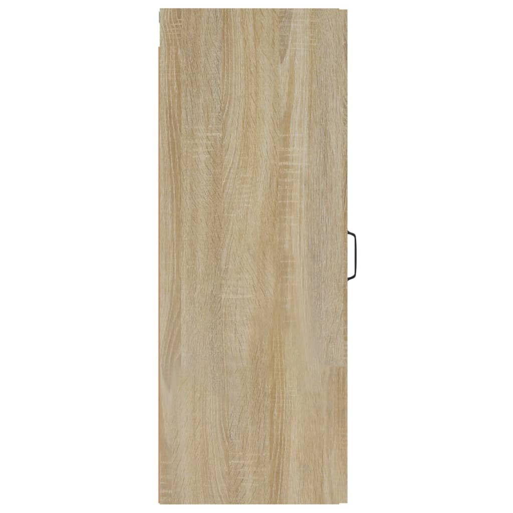 Mobile Pensile Muro Rovere Sonoma 34,5x34x90 Legno Multistrato - homemem39