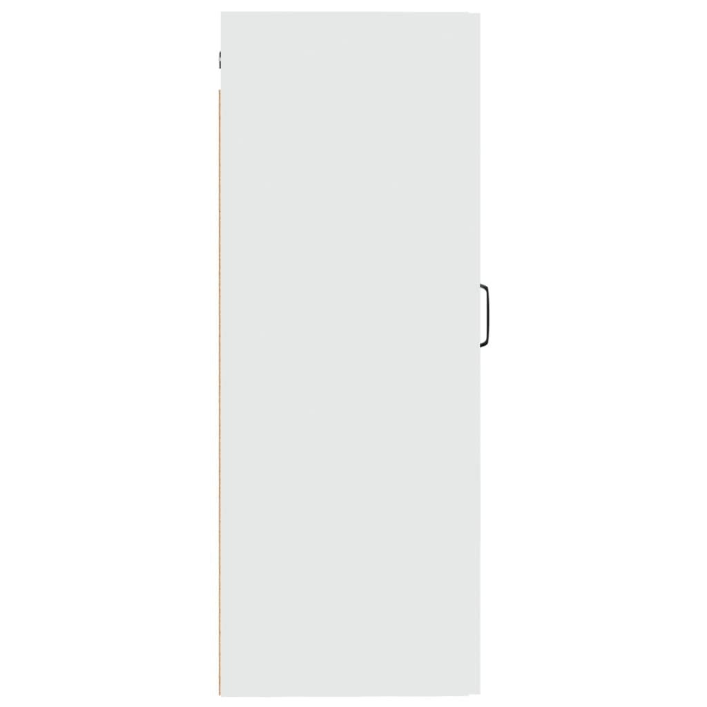 Mobile Pensile Bianco 35x34x90 cm in Legno Multistrato - homemem39