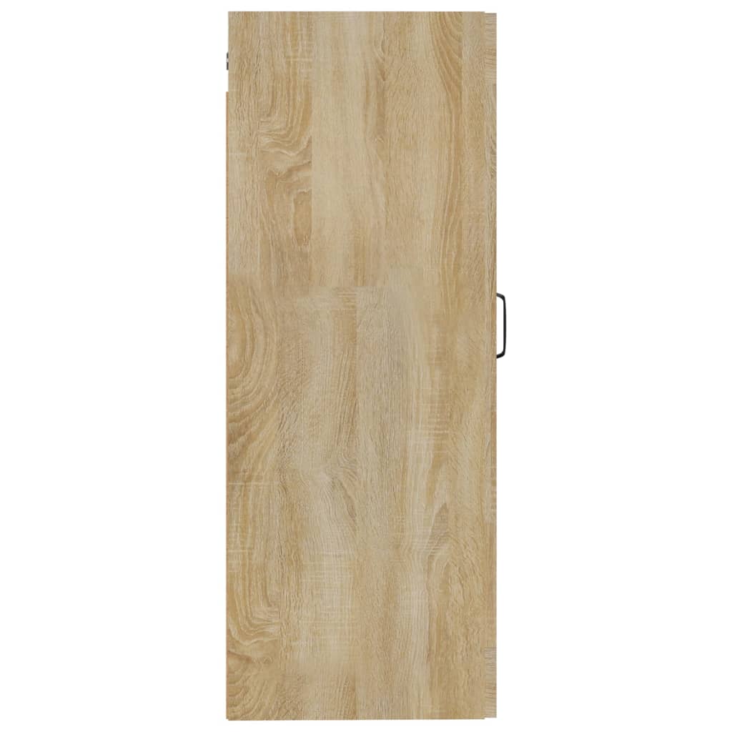 Mobile Pensile Rovere Sonoma 35x34x90 cm in Legno Multistrato - homemem39