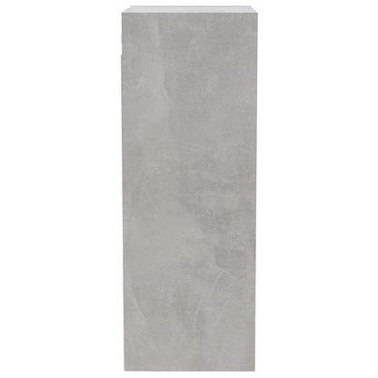 Armadietto Muro Grigio Cemento 34,5x32,5x90cm Legno Multistrato - homemem39