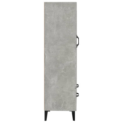 Credenza Grigio Cemento 70x31x115 cm in Legno Multistrato - homemem39