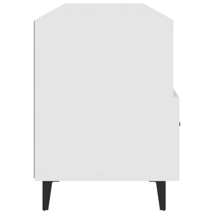Mobile Porta TV Bianco 102x35x50 cm in Legno Multistrato - homemem39
