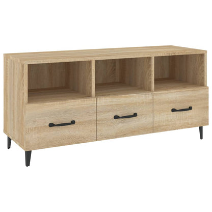 Mobile Porta TV Rovere Sonoma 102x35x50 cm Legno Multistrato - homemem39