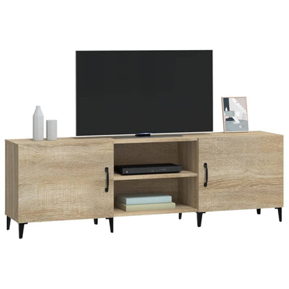 Mobile Porta TV Rovere Sonoma 150x30x50 cm Legno Multistrato - homemem39