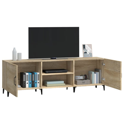 Mobile Porta TV Rovere Sonoma 150x30x50 cm Legno Multistrato - homemem39