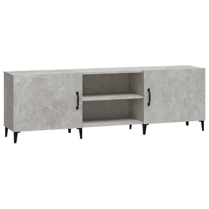 Mobile Porta TV Grigio Cemento 150x30x50cm in Legno Multistrato - homemem39