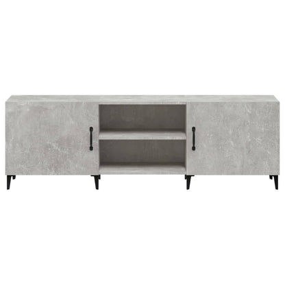 Mobile Porta TV Grigio Cemento 150x30x50cm in Legno Multistrato - homemem39