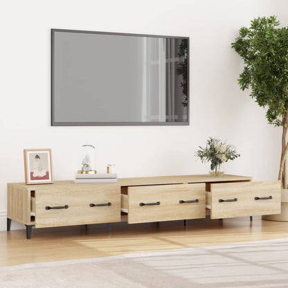 Mobile Porta TV Rovere Sonoma 150x34,5x30 cm Legno Multistrato - homemem39