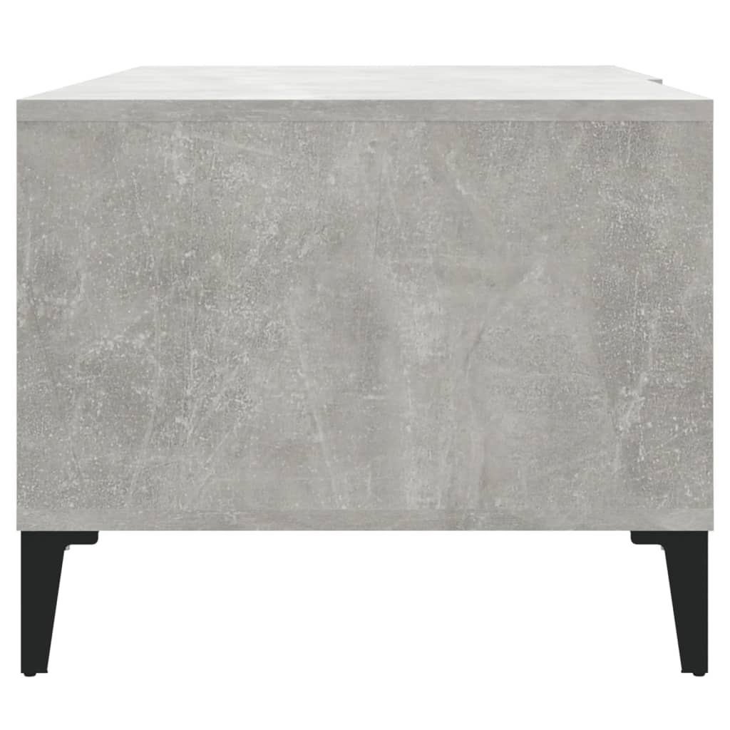 Tavolino da Salotto Grigio Cemento 90x50x40cm Legno Multistrato - homemem39