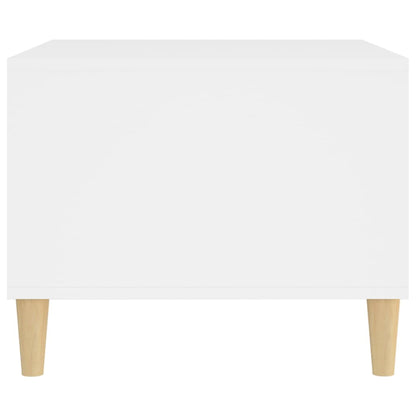 Tavolino da Salotto Bianco 60x40x50 cm in Legno Multistrato - homemem39