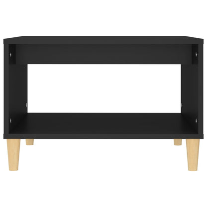 Tavolino da Salotto Nero 60x40x50 cm in Legno Multistrato - homemem39