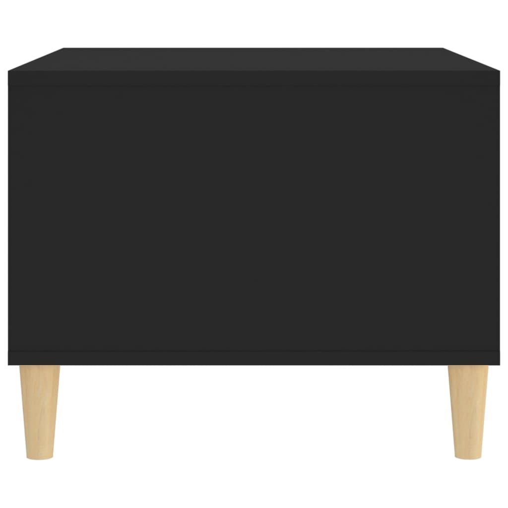 Tavolino da Salotto Nero 60x40x50 cm in Legno Multistrato - homemem39