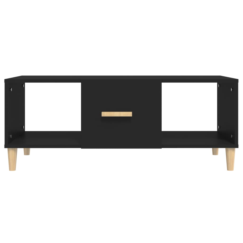 Tavolino da Salotto Nero 102x50x40 cm in Legno Multistrato - homemem39