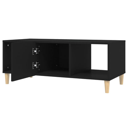 Tavolino da Salotto Nero 102x50x40 cm in Legno Multistrato - homemem39