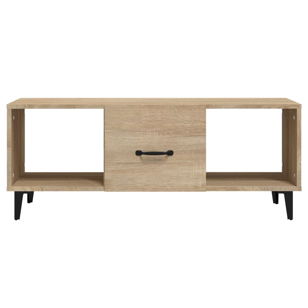 Tavolino da Salotto Rovere Sonoma 102x50x40cm Legno Multistrato - homemem39