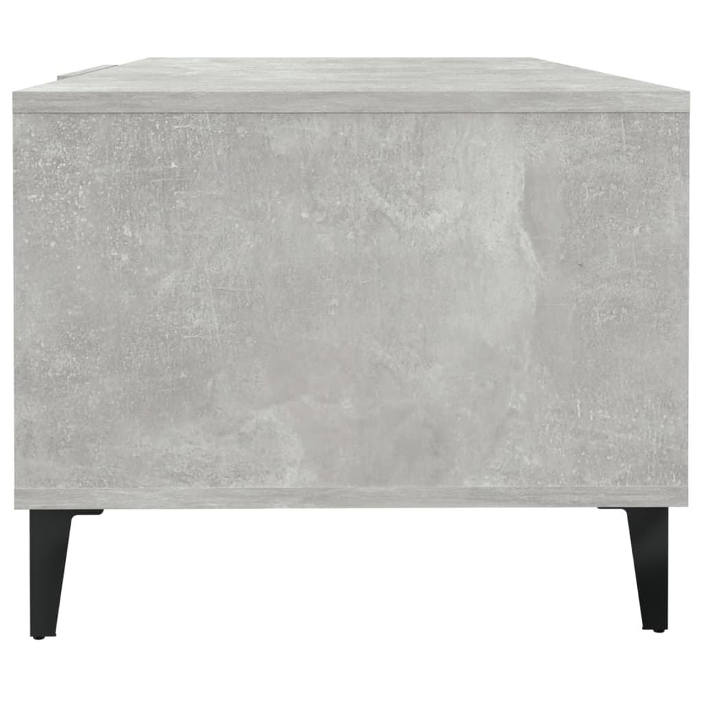 Tavolino Salotto Grigio Cemento 102x50x40 cm Legno Multistrato - homemem39