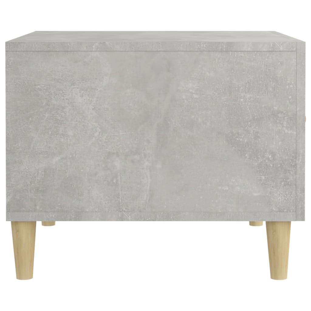 Tavolino Salotto Grigio Cemento 50x50x40 cm Legno Multistrato - homemem39