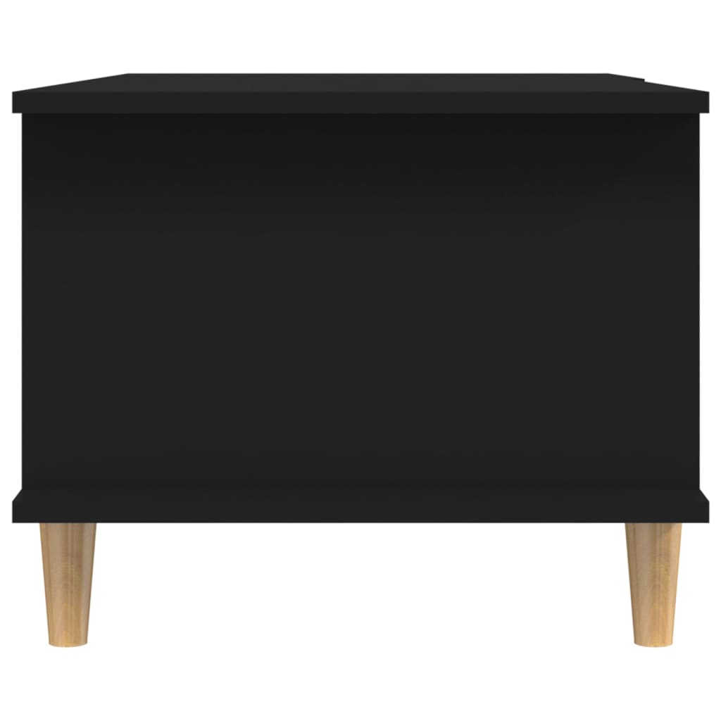 Tavolino da Salotto Nero 90x50x40 cm in Legno Multistrato - homemem39