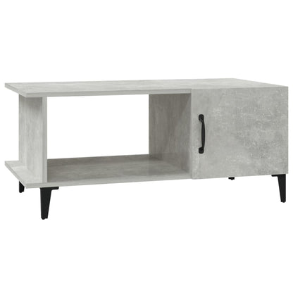 Tavolino da Salotto Grigio Cemento 90x50x40cm Legno Multistrato - homemem39