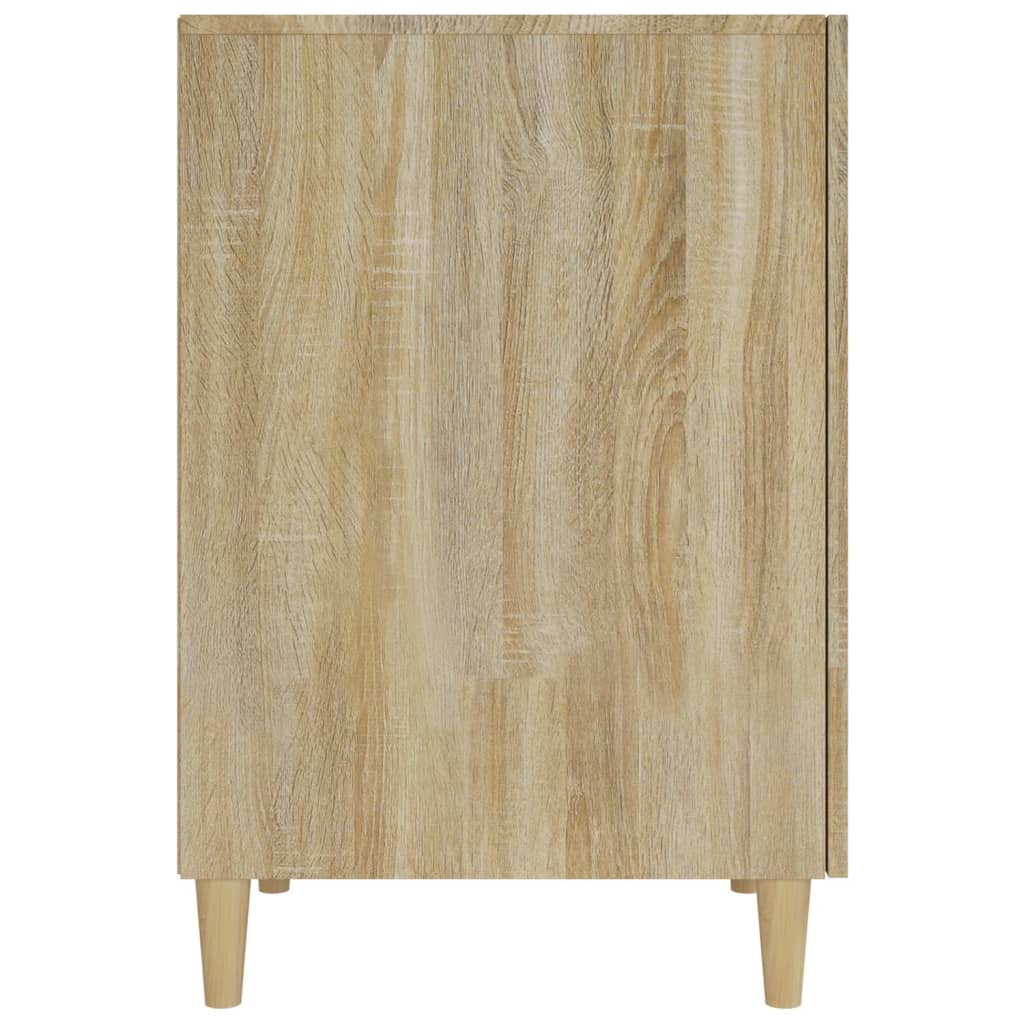 Scrivania Rovere Sonoma 140x50x75 cm in Legno Multistrato - homemem39