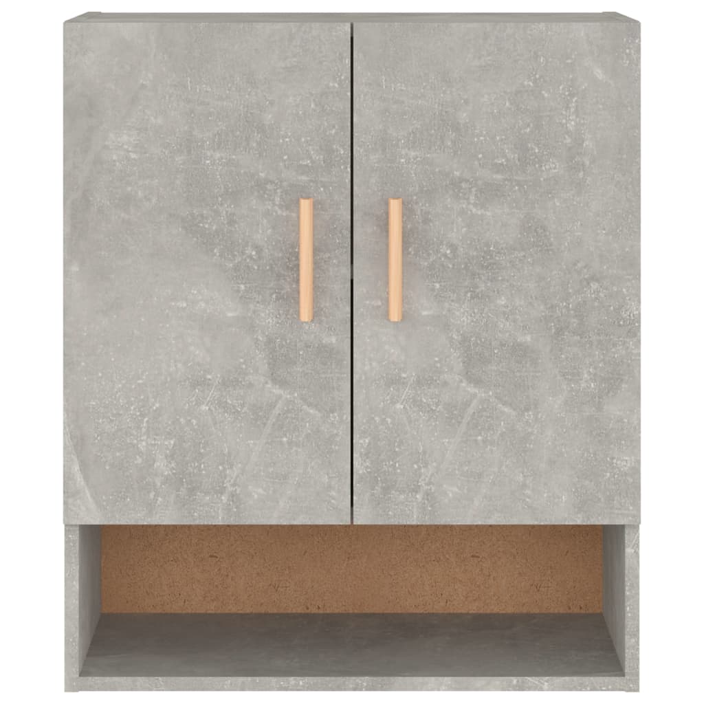 Armadietto a Muro Grigio Cemento 60x31x70 cm Legno Multistrato - homemem39