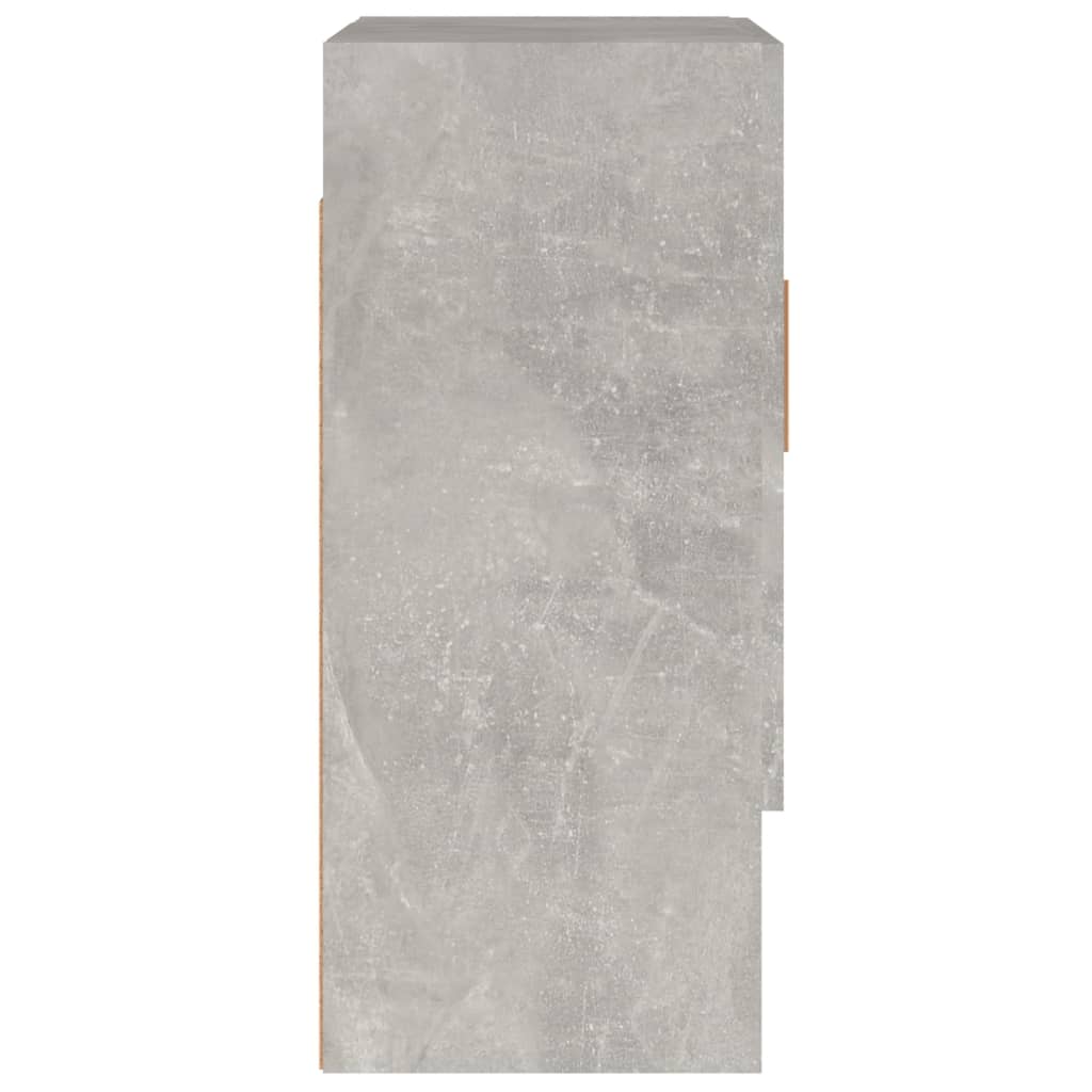 Armadietto a Muro Grigio Cemento 60x31x70 cm Legno Multistrato - homemem39