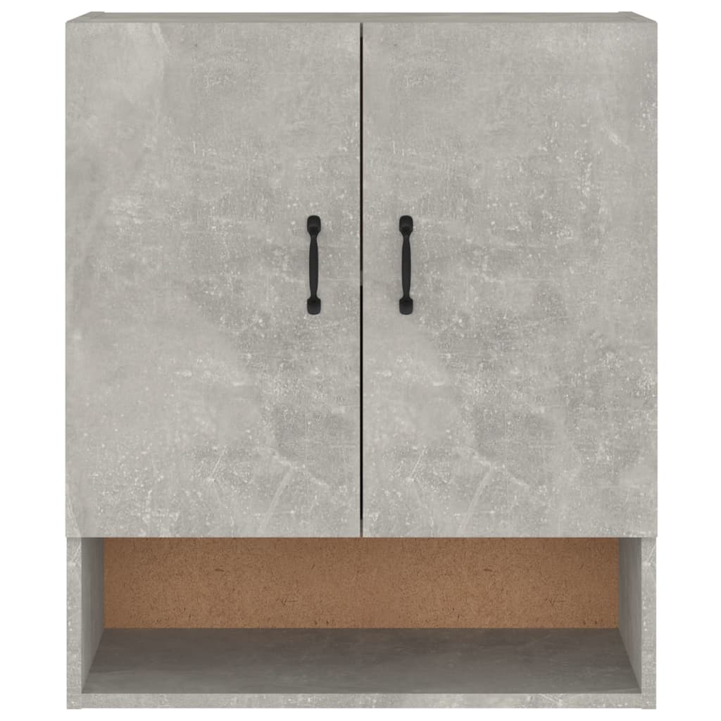 Armadietto a Muro Grigio Cemento 60x31x70 cm Legno Multistrato - homemem39