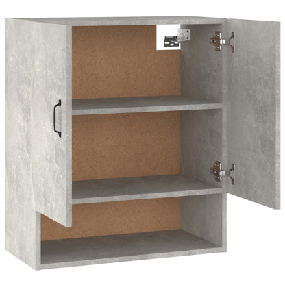 Armadietto a Muro Grigio Cemento 60x31x70 cm Legno Multistrato - homemem39