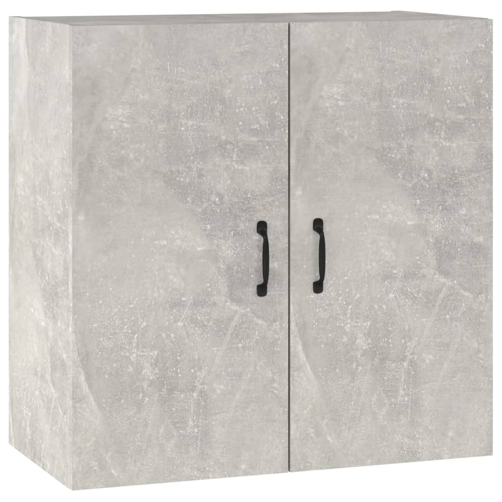 Armadietto a Muro Grigio Cemento 60x31x60 cm Legno Multistrato - homemem39