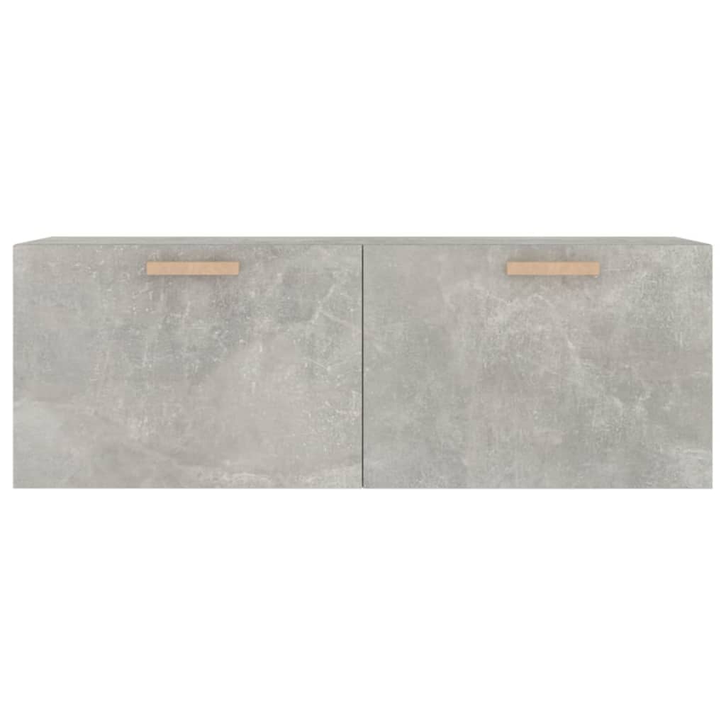 Mobile Pensile Grigio Cemento 100x36,5x35 cm Legno Multistrato - homemem39