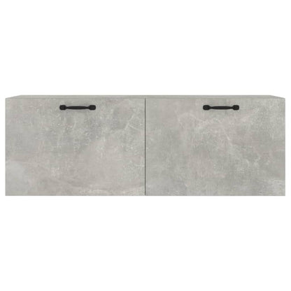 Mobile Pensile Grigio Cemento 100x36,5x35 cm Legno Multistrato - homemem39