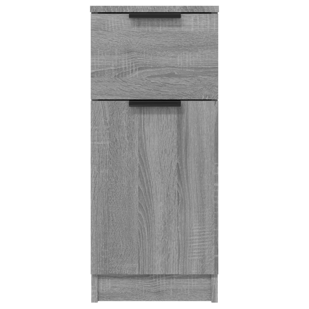 Credenza Grigio Sonoma 30x30x70 cm in Legno Multistrato - homemem39