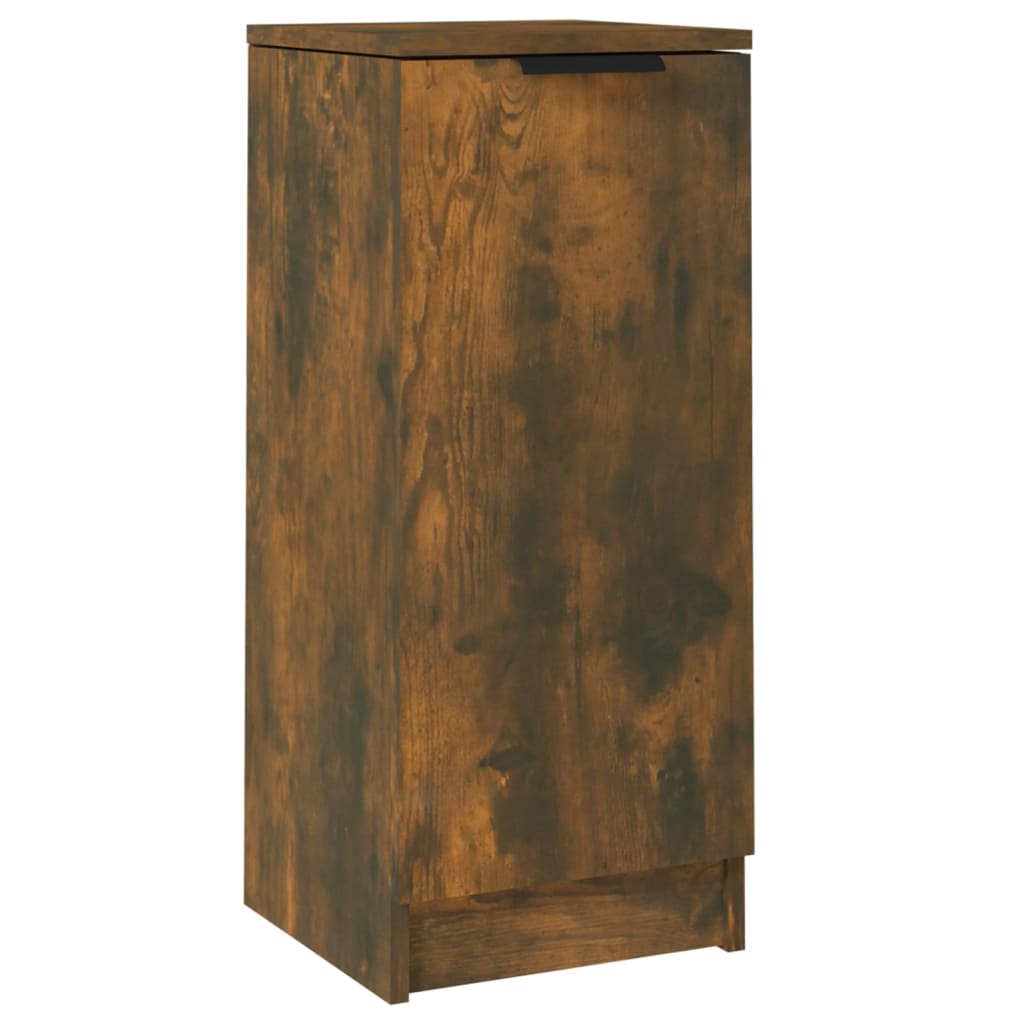 Credenza Rovere Fumo 30x30x70 cm in Legno Multistrato - homemem39