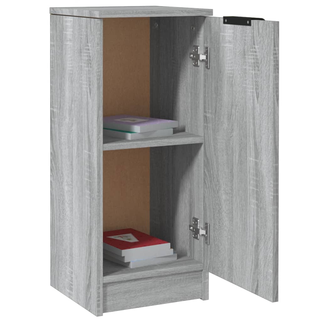 Credenze 2 pz Grigio Sonoma 30x30x70 cm in Legno Multistrato - homemem39