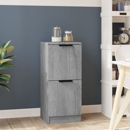 Credenza Grigio Sonoma 30x30x70 cm in Legno Multistrato - homemem39