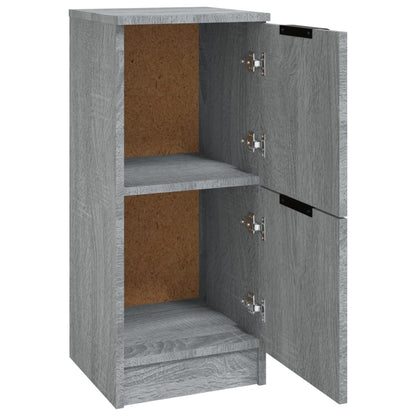 Credenze 2 pz Grigio Sonoma 30x30x70 cm in Legno Multistrato - homemem39