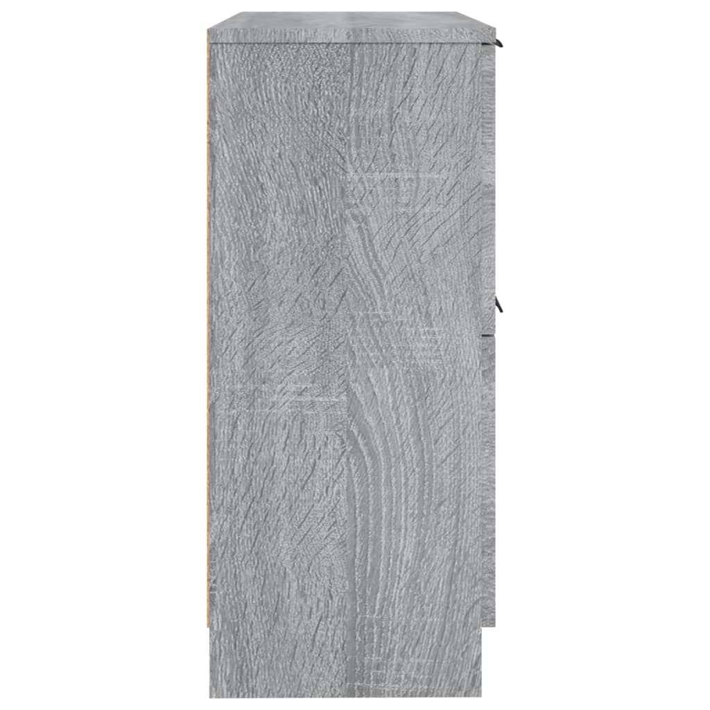 Credenze 2 pz Grigio Sonoma 30x30x70 cm in Legno Multistrato - homemem39