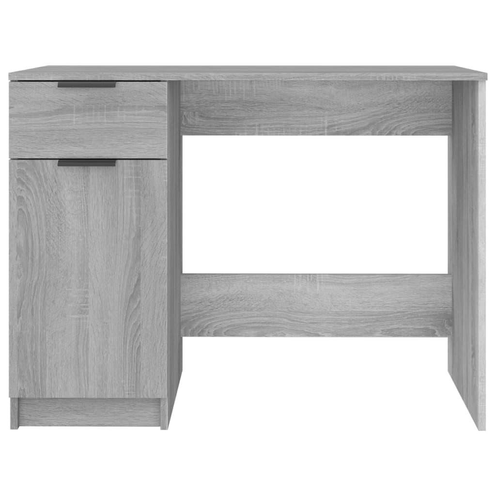 Scrivania Grigio Sonoma 100x50x75 cm in Legno Multistrato - homemem39