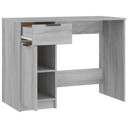 Scrivania Grigio Sonoma 100x50x75 cm in Legno Multistrato - homemem39