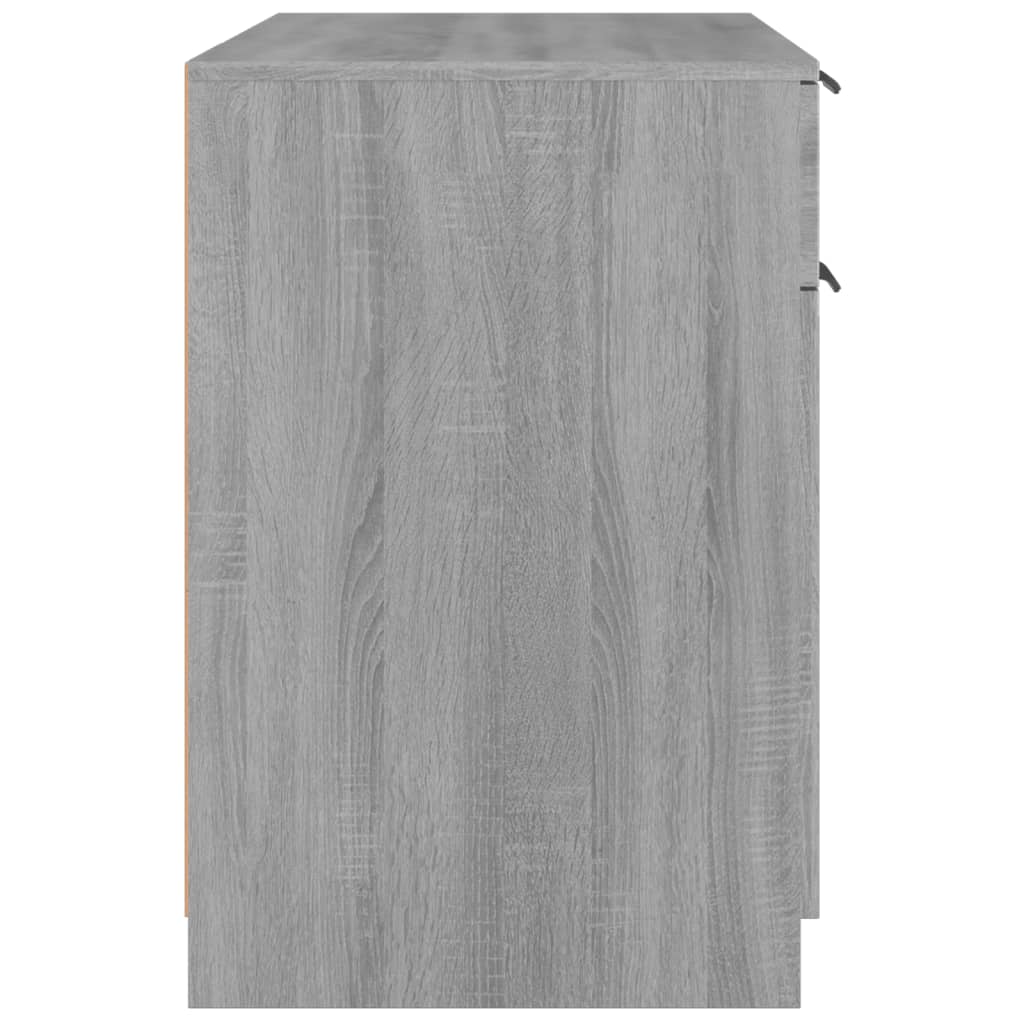 Scrivania Grigio Sonoma 100x50x75 cm in Legno Multistrato - homemem39