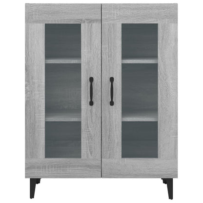 Credenza Grigio Sonoma 69,5x34x90 cm in Legno Multistrato - homemem39