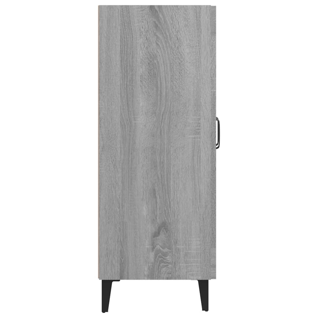 Credenza Grigio Sonoma 69,5x34x90 cm in Legno Multistrato - homemem39