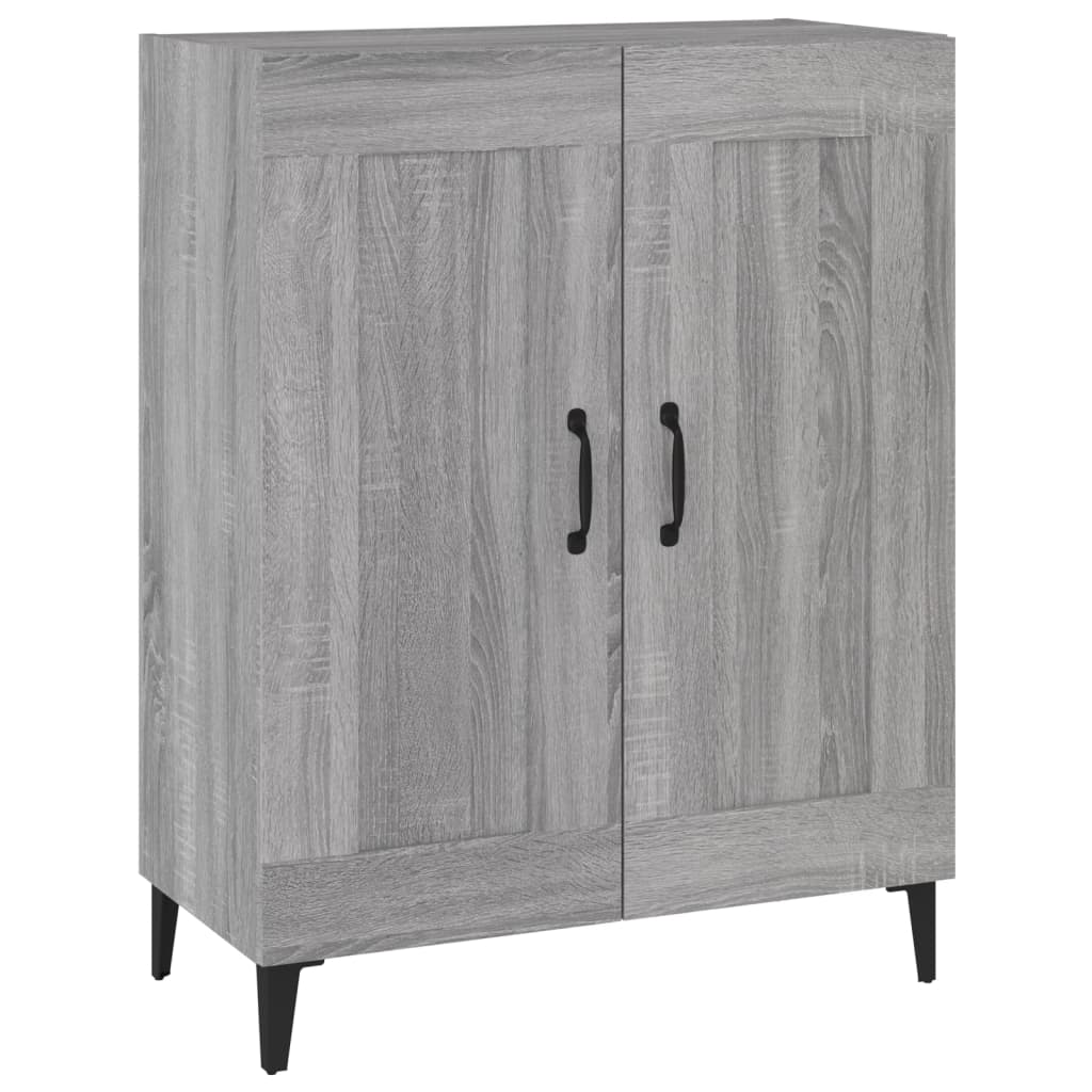 Credenza Grigio Sonoma 69,5x34x90 cm in Legno Multistrato - homemem39